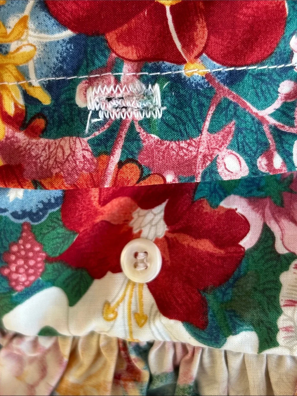 Vintage Ralph Lauren Thousand Flowers King Duvet Cover Rare Like New one Owner